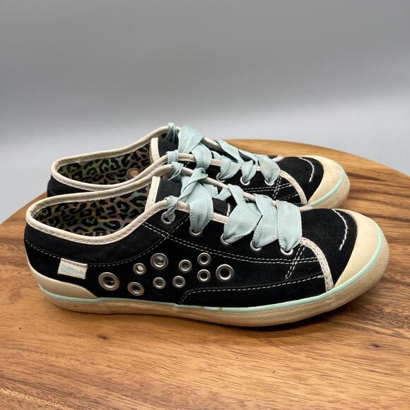 Simple Shoes Womens Size 8 Black Casual Comfort Walking Animal Print Sneakers - Picture 1 of 8